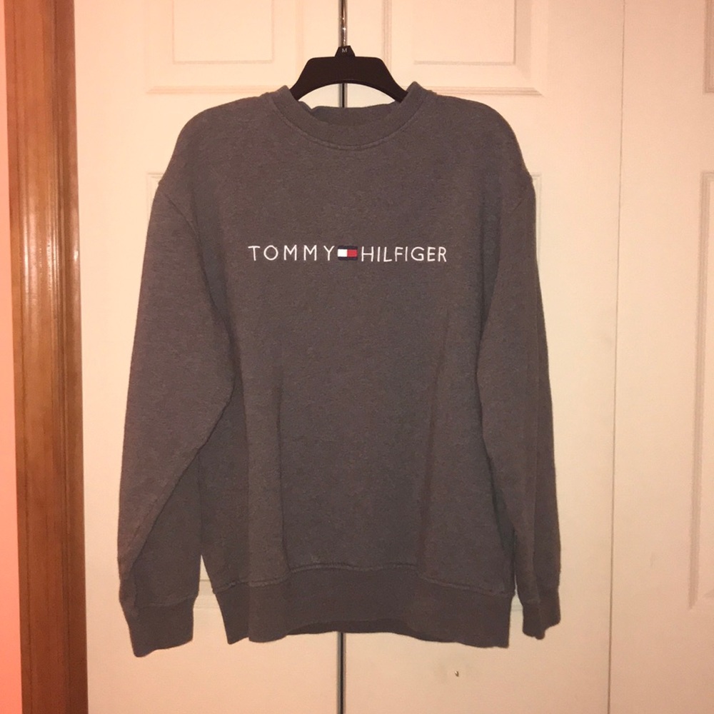 Grey long sleeved shirt
